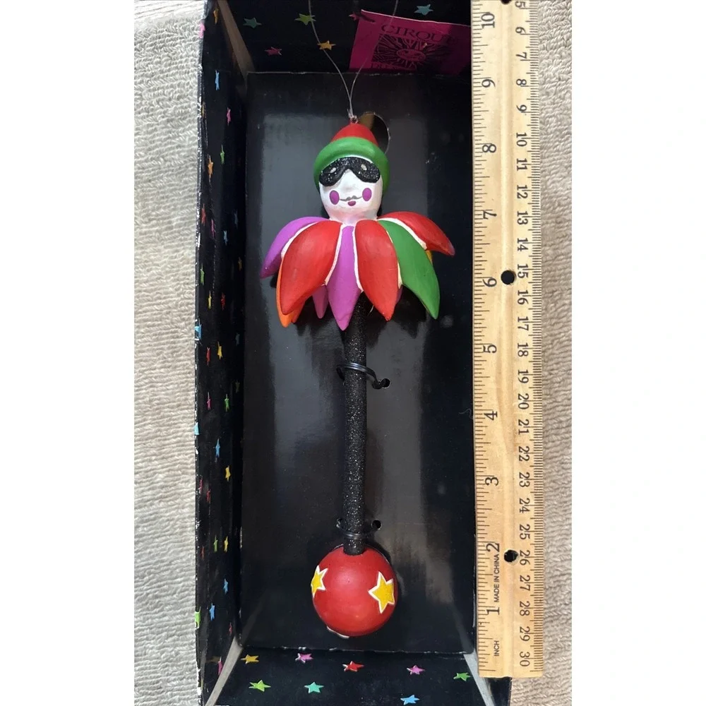 cirque du soleil clown on a ball - by department 56 New in Box. last One.